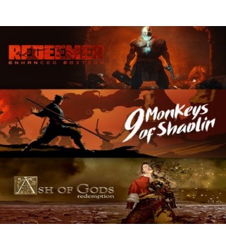 9 Monkeys of Shaolin + Ash of Gods + Redeemer: Bundle XBOX One / Xbox Series X|S Xbox One Key EUROPE